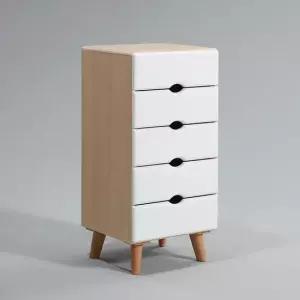 콩이 5단 미니 라운드 서랍장 무배