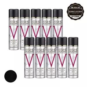 더마클라센 스타일앤 볼륨짱짱 흑채 스프레이 블랙 120ml x10