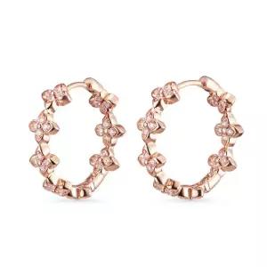 18k 퓨어 블라썸 샤인 링귀걸이 랩다이아몬드)