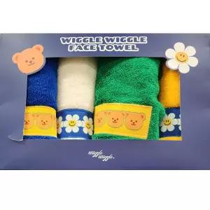 위글위글 뱀부 세면타월 세트 4P 수건세트