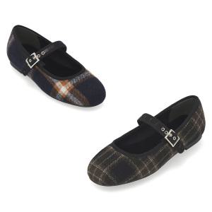 엘칸토 인텐스 여성 체크 메리제인 1cm LCWD50I439