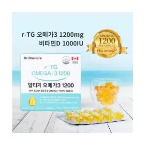 고함량 알티지 오메가3 1200 닥터닥터스 90캡슐, 1개