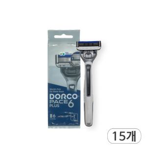 도루코 페이스6플러스 6중날 휴대용면도기 x 15개