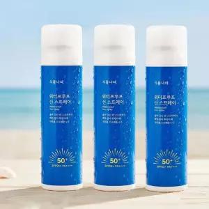 식물나라 워터프루프 선 스프레이100ml x3개 강력차단