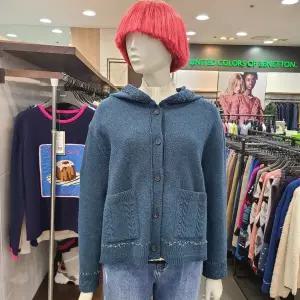 [베네통]후드백자수가디건(BAKCA9461)_DG