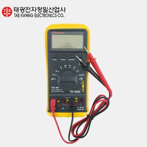 태광 디지털 멀티 테스터 TK-4002 온도측정가능 디지털 멀티테스터 전기테스터기 전압테스터기