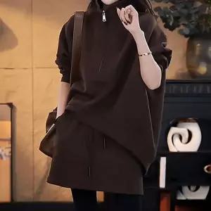 [하프클럽/]() (2종SET)아노락 맨투맨 밴딩 스커트(S4WSE008A)