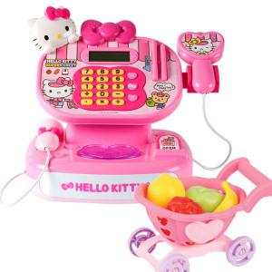 바니랜드 헬로키티 달콤 계산대 쇼핑카트 가게놀이 마트놀이