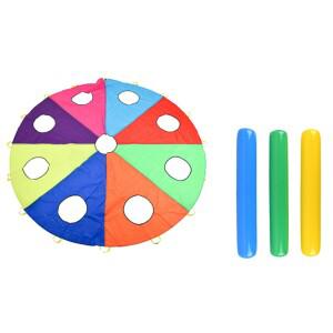 유아체육 집중력향상 두더지잡기 낙하산놀이 운동회용품 대형천 협력심키우기 플라이