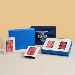 갤러리아 [어나더미트]1++No.9 한우블루C 선물세트 1.2kg/꽃등심,샤또브리앙,치