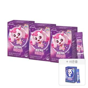 락피도 영양가득 비타젤리 15포, 3개 + 증정( 아이반짝빌베리젤리(시즌5) 15g ,15포 )