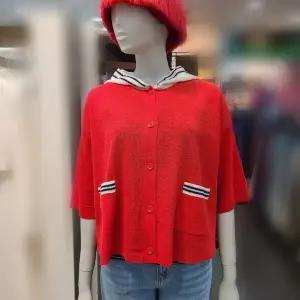 [베네통]버섯자수 후드 니트 가디건(BAKCA5531)_DG