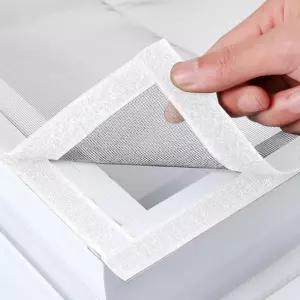 무타공 붙이는 방충망 창문 셀프 시공 찍찍이 모기장 100 X 100cm 120 150