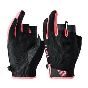 루디스 아웃도어 LUP01UG001 핑크 캠핑 레저 낚시 3컷 반장갑