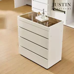 파우더 화이트 아일랜드 서랍장(800)