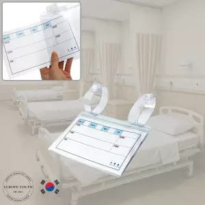 병실침대 이름표 병원 침상 환자 PVC 명찰