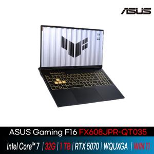 ASUS TUF Gaming F16 FX608JPR-QT035 /SSD 1TB  // i7/ 32G/ RTX5070 / 윈도우11 /GI