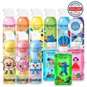브레드이발소 버블클렌저 200ml 3종+300ml 6종+바스슬라임 480ml 1종