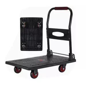 (대형) 가정 접이식 핸드 카트 저소음 폴딩 손수레 구루마/박스/화물/수레/운반/용구/대차/핸디/무소음/