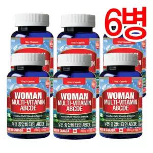 Canada 통라이프 우먼종합비타민 ABCDE+미네랄 3개월-6병
