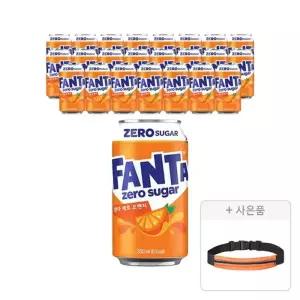 환타 오렌지제로 350ml, 24개 + 증정 (러닝벨트, 주문시 100% 증정)