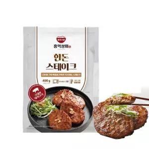 홍익상회 한돈 직화 떡갈비맛 함박 스테이크 x 4장