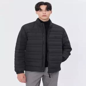 헤지스 남성 24FW [반값세일][스테디셀러] 블랙 다운 패딩점퍼 WHJU4D402BK