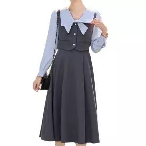 페이크 투피스 롱 원피스(G5SOP041P)