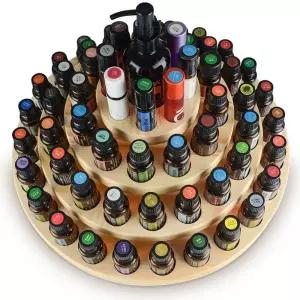 오일거치대 에센스 향수 진열대 케이스 인테리어 보관 4층 69개의 에센셜 병 수납가능