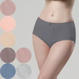 여자면스판팬티 맥시팬티 여삼각 엄마속옷 8매 선물 세트