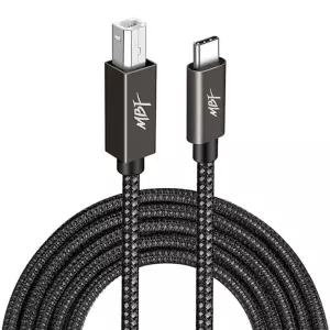 엠비에프 USB C to B타입 프린터 케이블 1.8M MBF-CB018/젠더/데이터/연결선/프린트/단자/복합기/캐논/삼성