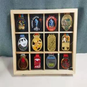 메달 보관 액자 수납 진열 훈장 수납함 금메달 모서리 프레임 사진 전시액자 장식 진열대