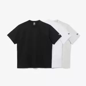 갤러리아 뉴에라 LIGHTERA 에센셜 3팩 포켓 반팔 티셔츠 멀티(14697423)