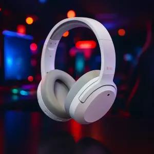 브리츠 인터내셔널 블루투스 게이밍 헤드셋 BT4000 ANC 화이트 게이밍 유 무선헤드폰 노이즈캔슬링