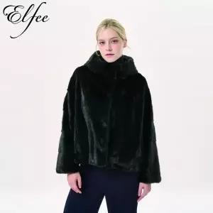 [신세계라이브쇼핑]25FW 진도 엘페 휘메일 풀스킨 밍크 후드 재킷 - 블랙(EJ15)