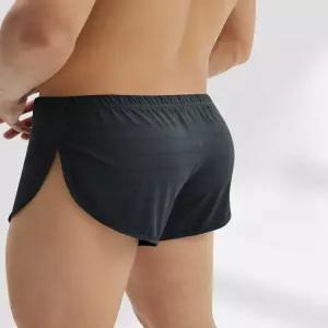 남자 잠옷 반바지 남성 팬티 파자마 얇은 여름 쿨 실내복 시원한 냉감 블랙