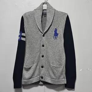폴로 아동 면 숄카라 니트 가디건/ 10-12세/싹다구제