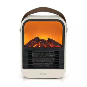 아이리버 ISP-H10 PTC 세라믹히터 저소음 무드등 불멍 미니 온풍기