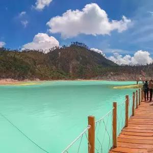 [빈땅투어] [자카르타 출발] 반둥 남부 2일1박 글램핑 투어 | 까와 뿌띠 · 란짜발리 차밭 · 렝가니스 크레이터 · 글램핑 레이크사이드