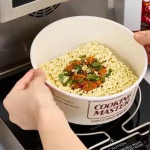 쿡초이스 라면조리기 종이용기 1박스 300개입  인덕션 열원 사용 타제품 호환가능