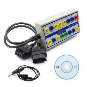 LED 커넥터슈퍼 자동 obd 2 브레이크 아웃 박스 프로토콜 감지기 진단 커넥터