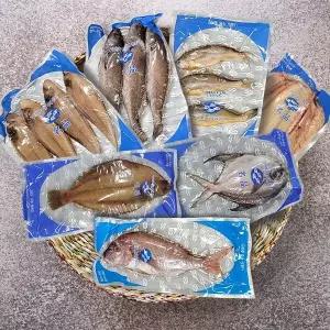 고흥 반건조생선 선물세트 특호(서대4/민어3/가자미1/참조기3/돔1/병어1/삼치1)