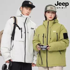 지프 JEEP SPIRIT 남녀공용 패딩 점퍼 그래핀 후드 집업 캠핑점퍼 방수 자켓 아웃도어 패딩 방한 등산 남성 여성 커플 JP891