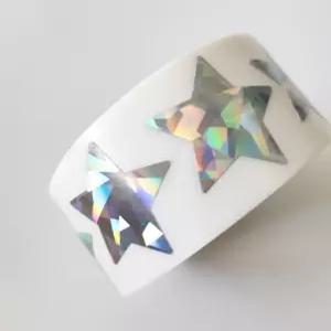 실버 홀로그램 스티커 500P 스타