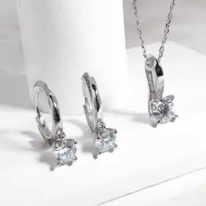 5부 다이아 목걸이 3부 귀걸이 천연 우신 GIA 샤인 키스미 예물 프러포즈 세트 선물