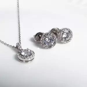 3부 랩 다이아 세트 귀걸이 목걸이 더 프리미엄 예물 프로포즈 기념일 선물