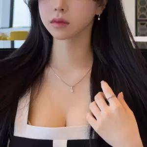 5부 다이아 목걸이 3부 귀걸이 천연 우신 GIA 샤인 키스미 예물 프러포즈 세트 선물