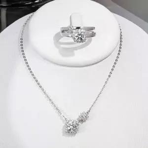 천연 다이아 세트 5부 우신 GIA 마제스티 목걸이 반지 예물 기념일 선물 프러포즈