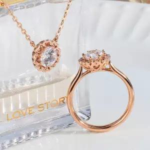 5부 다이아 결혼 예물 세트 랩 IGI GIA 멜로망스 목걸이 반지 프러포즈 기념일 선물