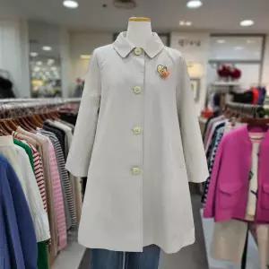 [모다아울렛][기비키이스]가죽벨트장식코트 G4SH0X5_DG